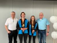 Deutsche Meisterschaft Junioren - Empfang Ronja &amp; Melissa